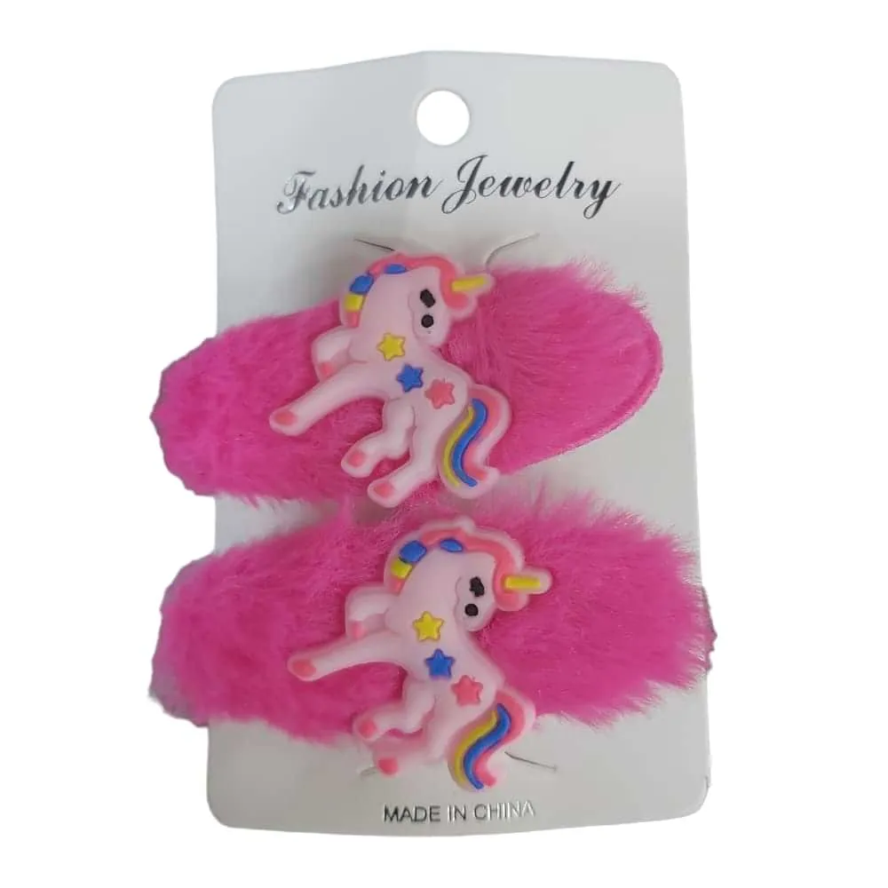Unicorn Fluffy Hairpins S-0