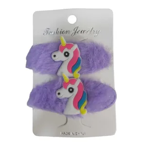 Unicorn Fluffy Hairpins S-0