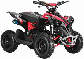 Upgraded Kids ATV 4 Wheeler, Upgraded 4 Wheeler for Child Ages 8-14 [Durable, ATV for Kids Gas Powered Up to 260LBS, Safe Comfort Design Red