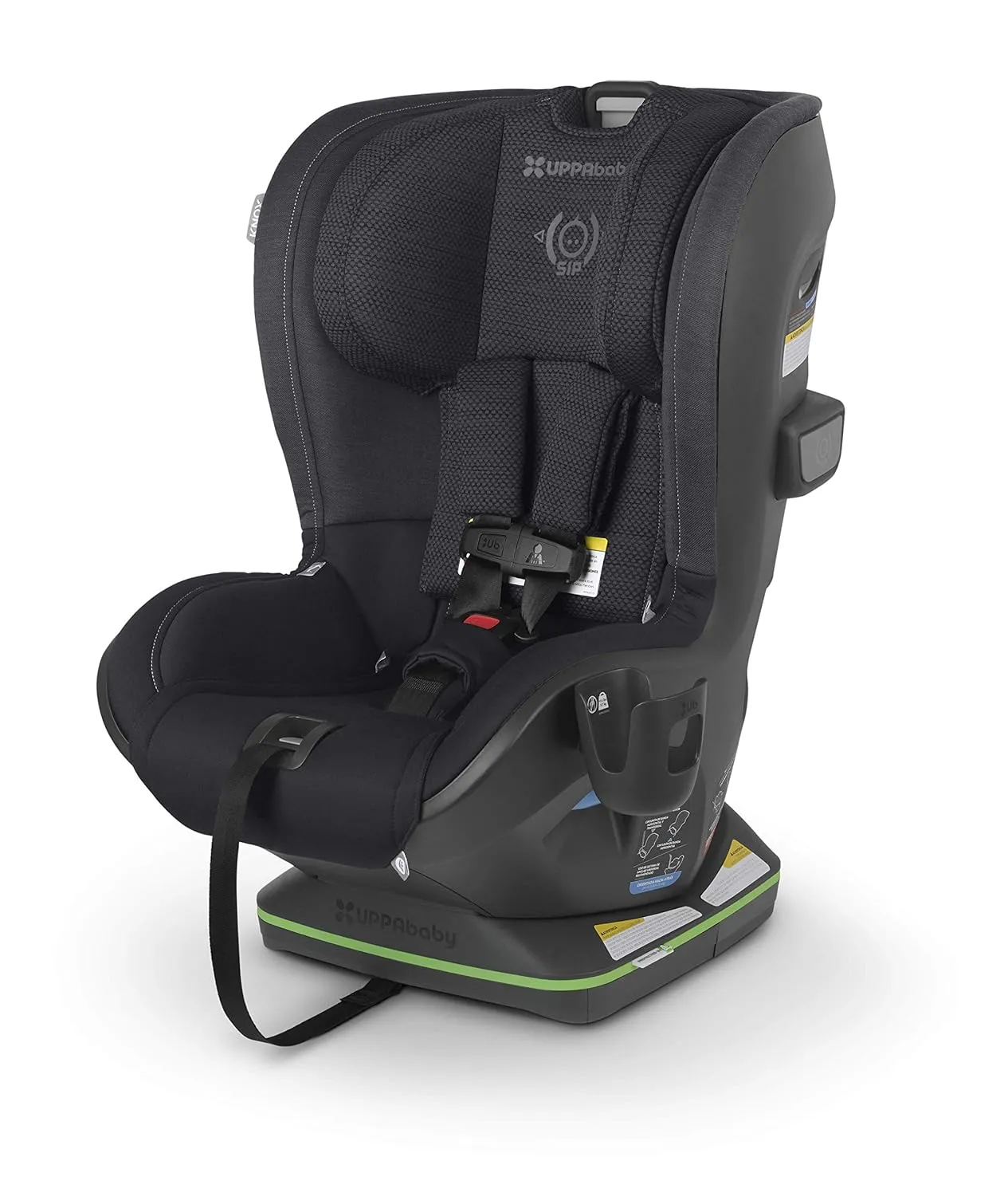 UPPAbaby Knox Convertible Car Seat/Rear Facing and Forward Facing/Intuitive Safety Features/Koroyd   CleanTech Technology/Removable Cup Holder Included/Jake (Charcoal)