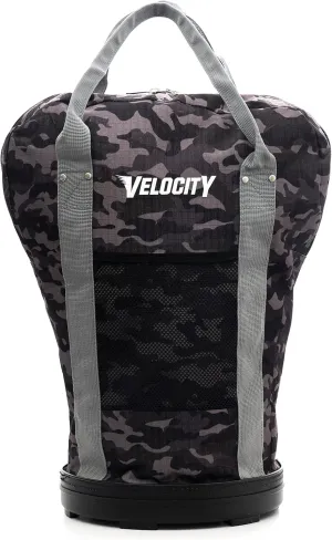 Velocity Heavy Duty Multipurpose Ball Bag with Durable Bottom - Holds up to 60-72 Balls - Ideal for Lacrosse, Baseball, Pickleball, Tennis & More