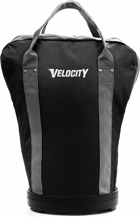Velocity Heavy Duty Multipurpose Ball Bag with Durable Bottom - Holds up to 60-72 Balls - Ideal for Lacrosse, Baseball, Pickleball, Tennis & More