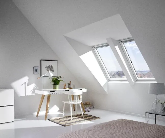 VELUX EAW 6000 Pro   Mini Dormer Flashing - For tiles up to 120mm in profile (for roof pitches 10° - 75°)