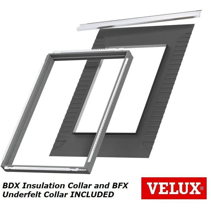 VELUX EW 6000 Replacement Tile Flashing with Insulation - For Upgrading Old Windows