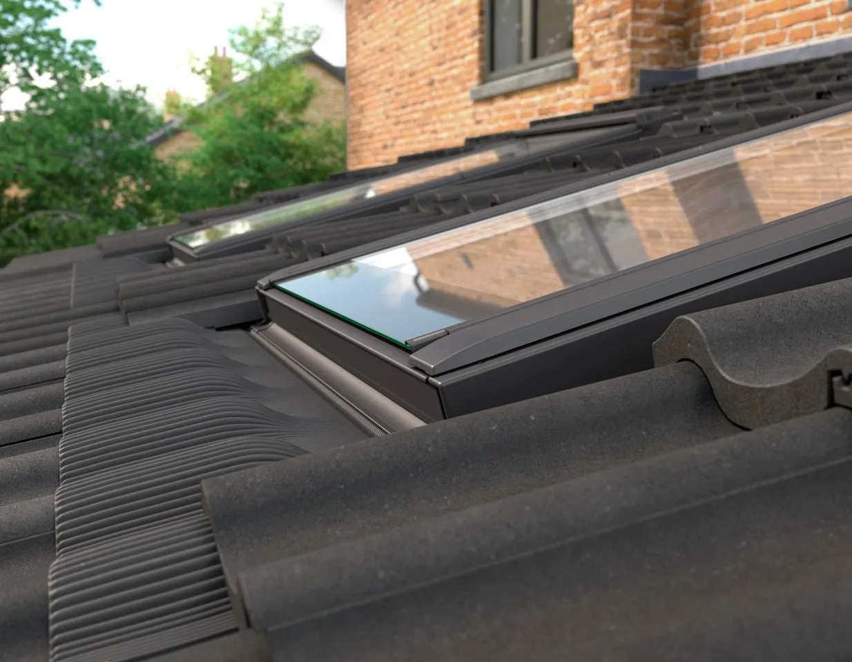 VELUX GBL CK04 S10G03 Low Pitch 10° Roof Window Package (55 x 98 cm)