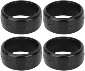 VGEBY1 4PCS RC Drift Hard Tires, 26mm RC Racing Speed Hard Drift Tires RC Drifting Car Part Accessory(03)