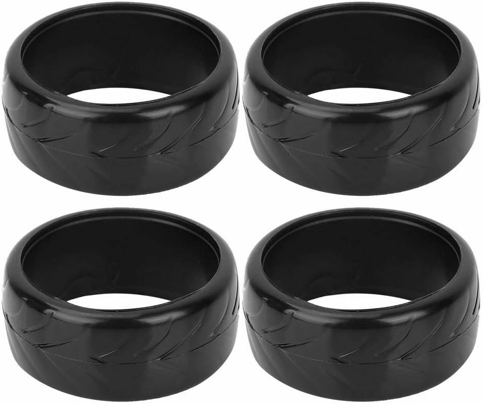 VGEBY1 4PCS RC Drift Hard Tires, 26mm RC Racing Speed Hard Drift Tires RC Drifting Car Part Accessory(03)
