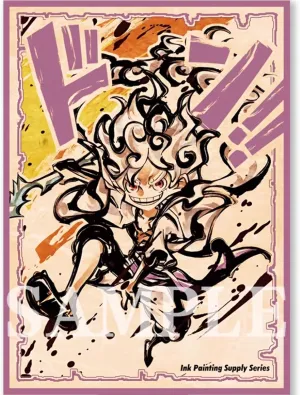 Volcanic Island 60ct 67x92mm Ink Holographic Flashing Top Loading Trading Card Sleeves Deck Protector for MTG/TCG/PTCG Art Anime Printing Card Sleeves Protectors (Luffy)