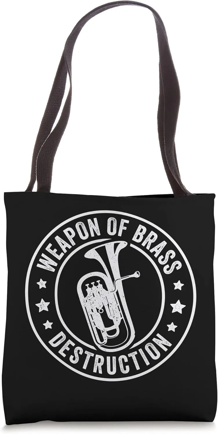 Weapon Of Brass Destruction Baritone Euphonium Tote Bag