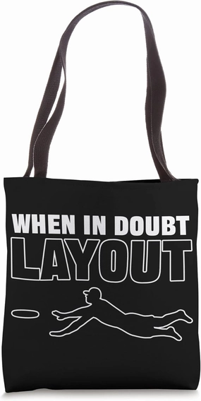When in doubt Sports Person Tote Bag