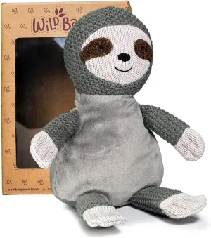WILD BABY Weighted Stuffed Animals - Microwavable Plush Toy with Calming Lavender - Soft, Cuddly, Heatable Plush for Comfort & Warmth - Gift Ready Cuddles for Kids, Adults & Toddlers (Boys & Girls)