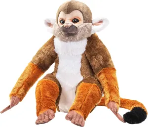 Wild Republic Artist Collection, Squirrel Monkey, Gift for Kids, 15 inches, Plush Toy, Fill is Spun Recycled Water Bottles.