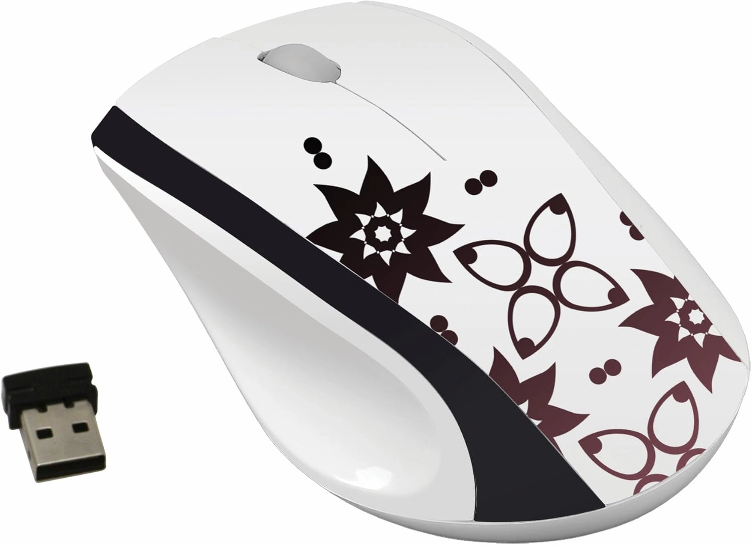 Wintec FileMate Imagine Series M2810 Standard Mouse - Jet Black (3FMNM2810WBK-R)