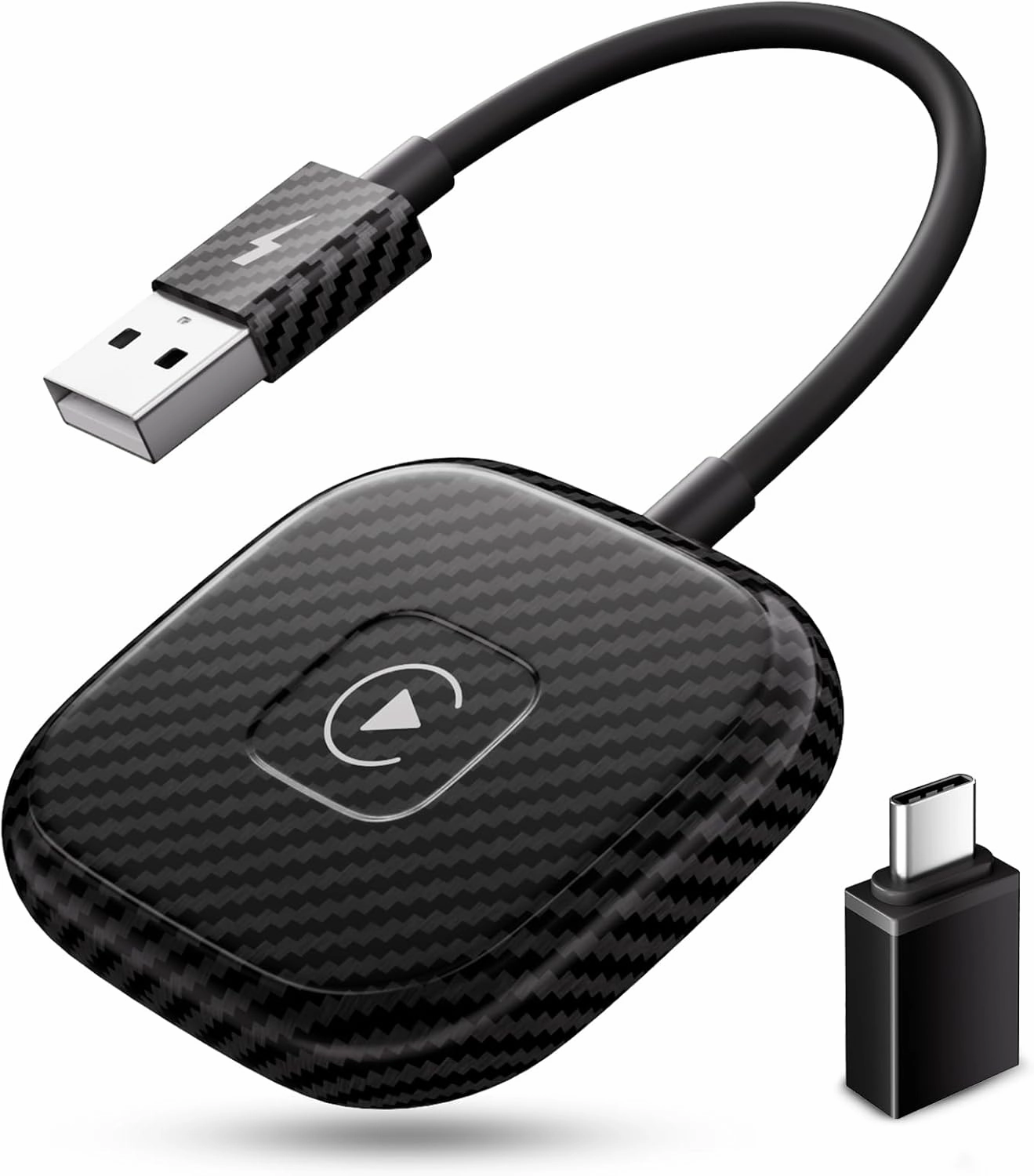 Wireless Carplay Adapter,Wireless Carplay Dongle Converts Wired to Wireless Carplay,2025 Upgraded Carplay Wireless Adapter Plug & Play,for Carplay Cars After 2017 & iOS 10 