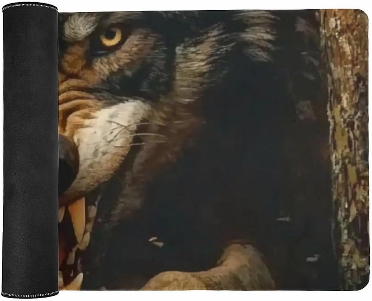 Wolf Jungle Running Roaring Large Mouse Pad Gaming Mousepad Desk Pad for Keyboard and Mouse Mat Non-Slip Base 40x90cm