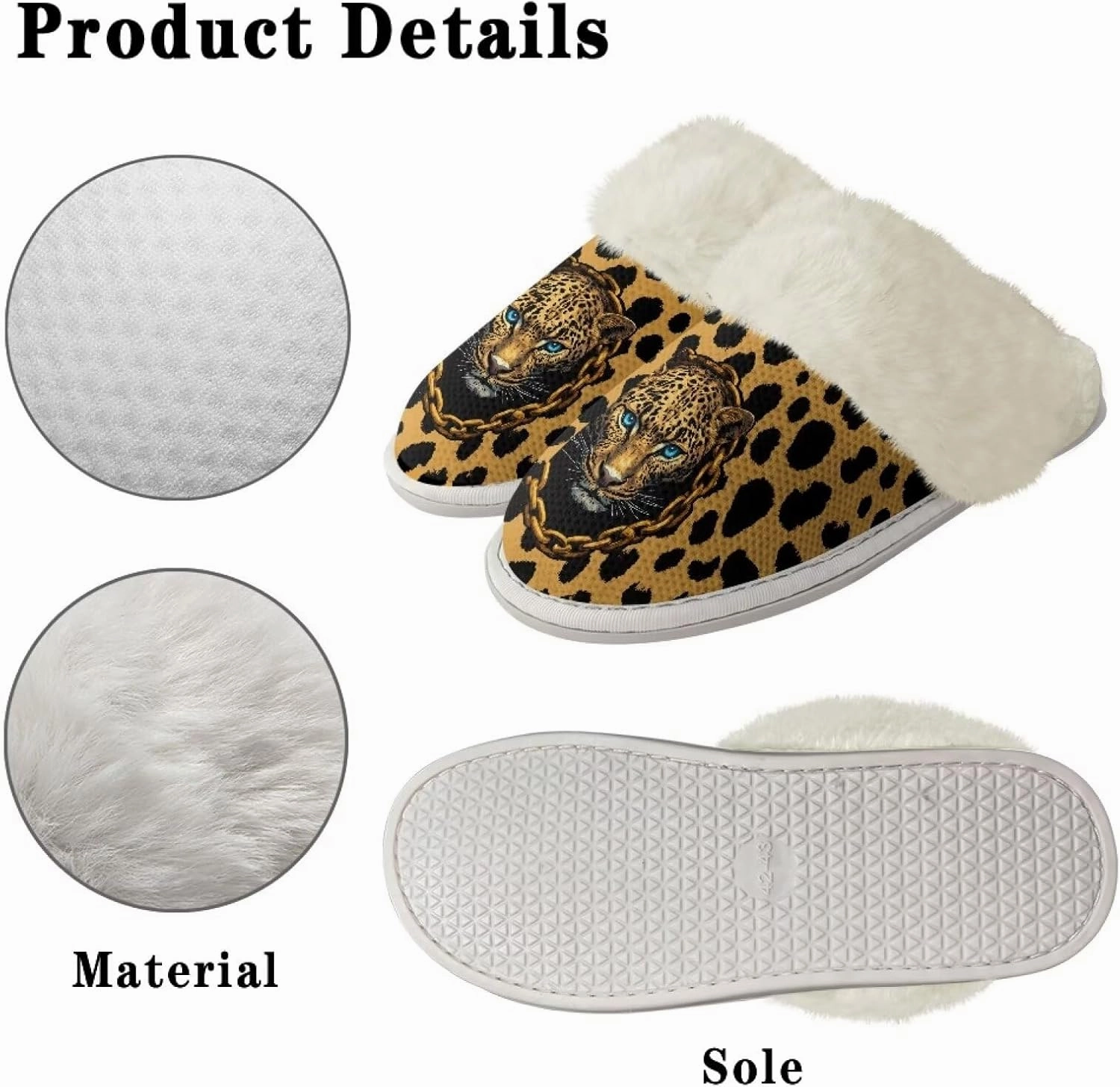 Women's Fuzzy Slippers Warm Cozy Soft Lightweight Bedroom Slippers Women Indoor House Shoes Size 3-12