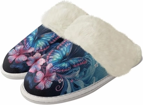 Women's Fuzzy Slippers Warm Cozy Soft Lightweight Bedroom Slippers Women Indoor House Shoes Size 3-12
