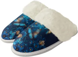 Women's Fuzzy Slippers Warm Cozy Soft Lightweight Bedroom Slippers Women Indoor House Shoes Size 3-12