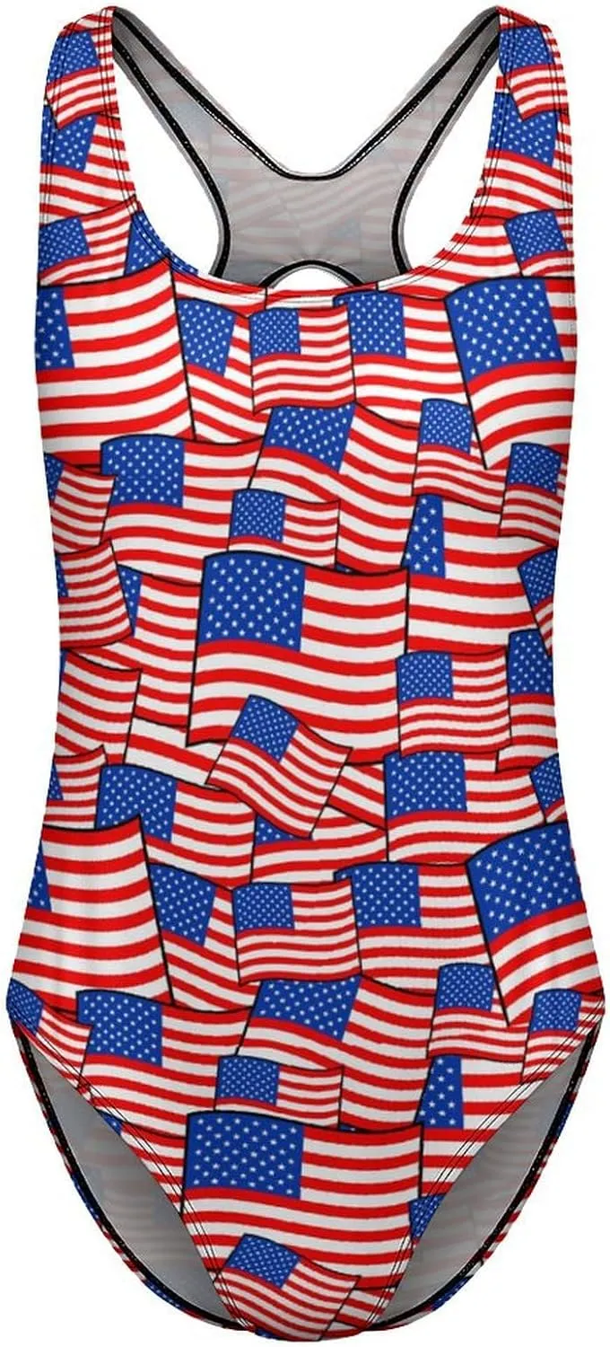 Womens One Piece Swimsuits Cute Tiger Checkered Tummy Control Bathing Suits Wireless Racerback Padded Swimwear