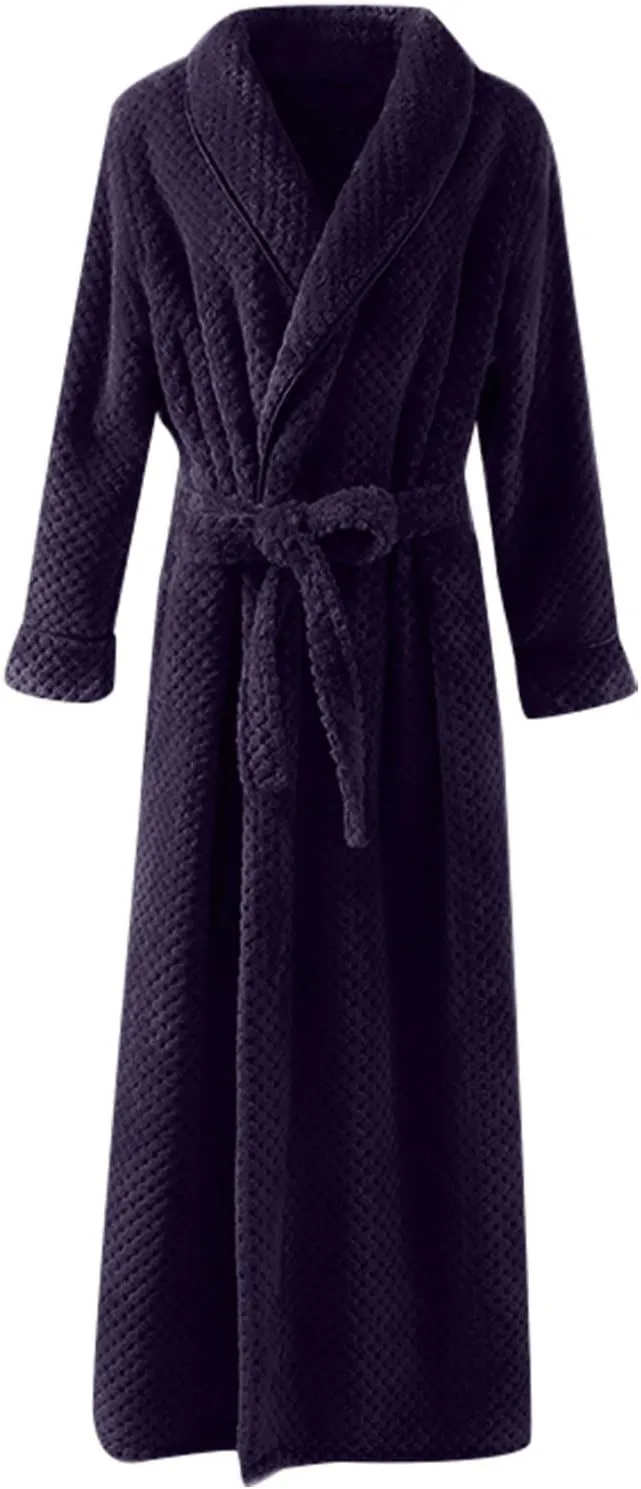 Womens Soft Robes Women Sleepwear Long Sleeve Hooded Robes for Women Long Christmas Onesie Family