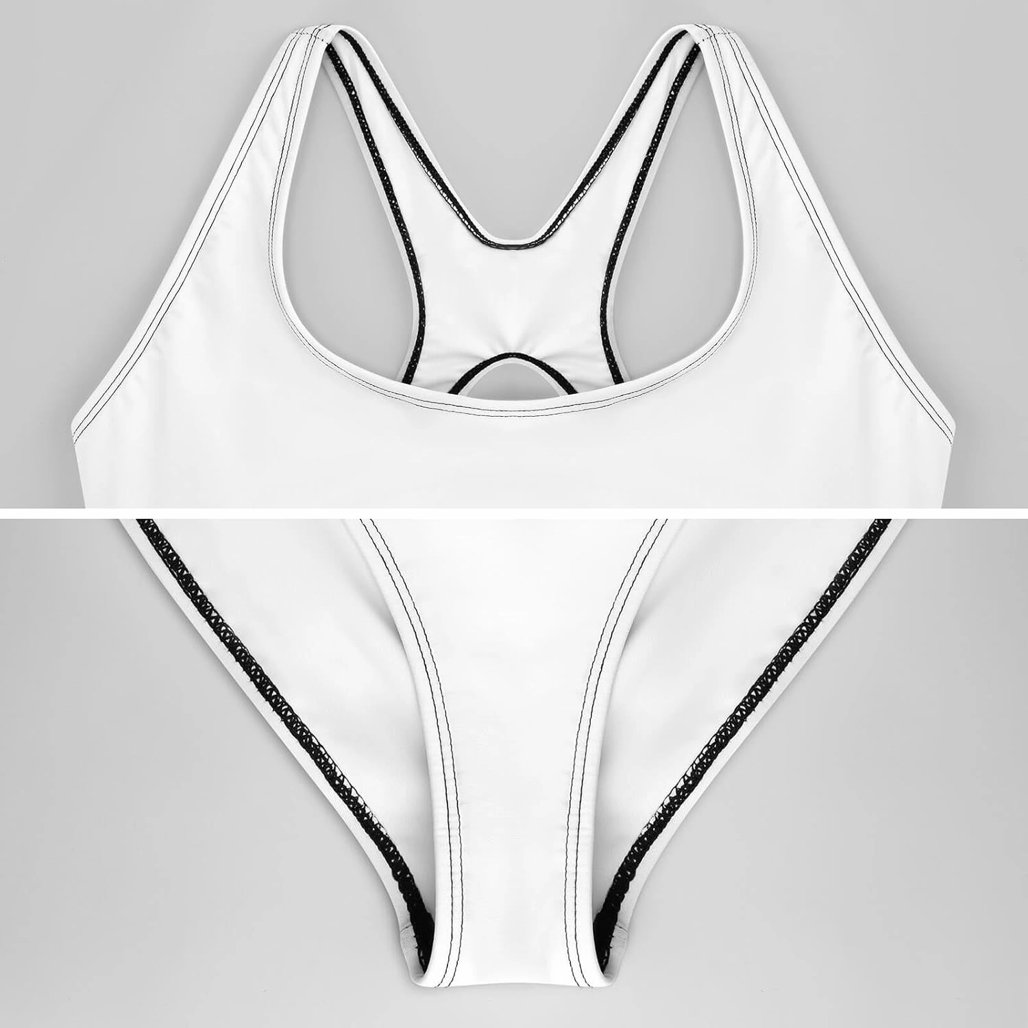 Womens One Piece Swimsuits Cute Duck Checkered Tummy Control Bathing Suits Wireless Racerback Padded Swimwear