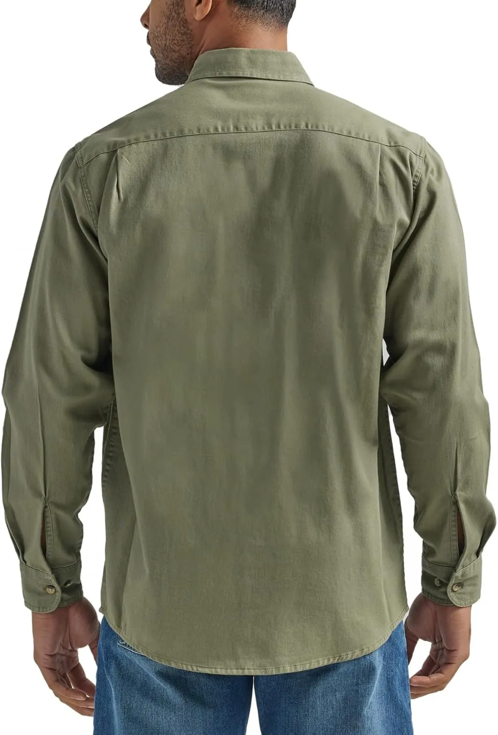 Wrangler Authentics Men's Long Sleeve Classic Woven Shirt