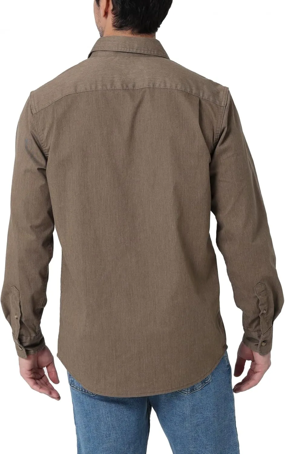 Wrangler Authentics Men's Long Sleeve Classic Woven Shirt
