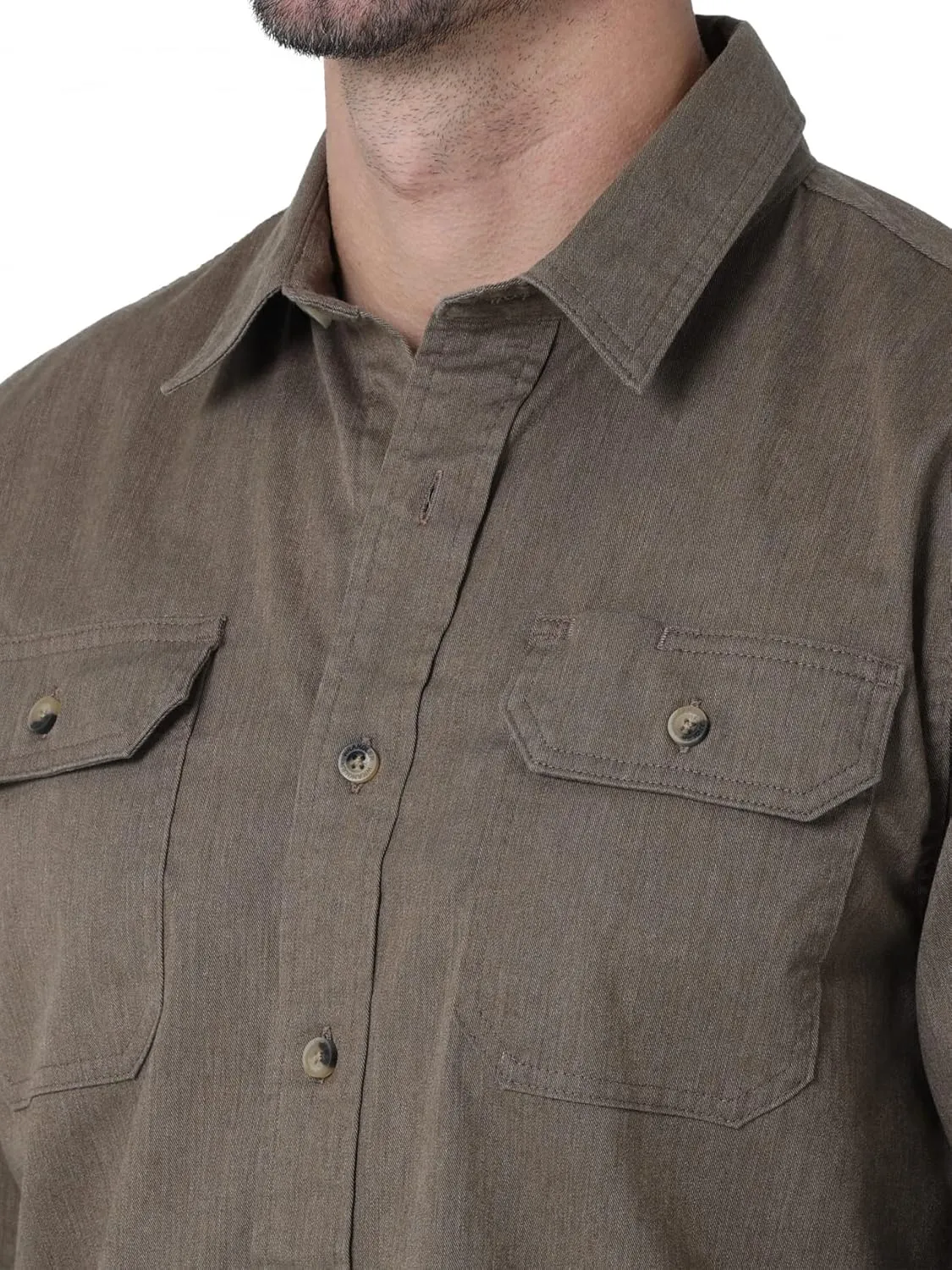 Wrangler Authentics Men's Long Sleeve Classic Woven Shirt