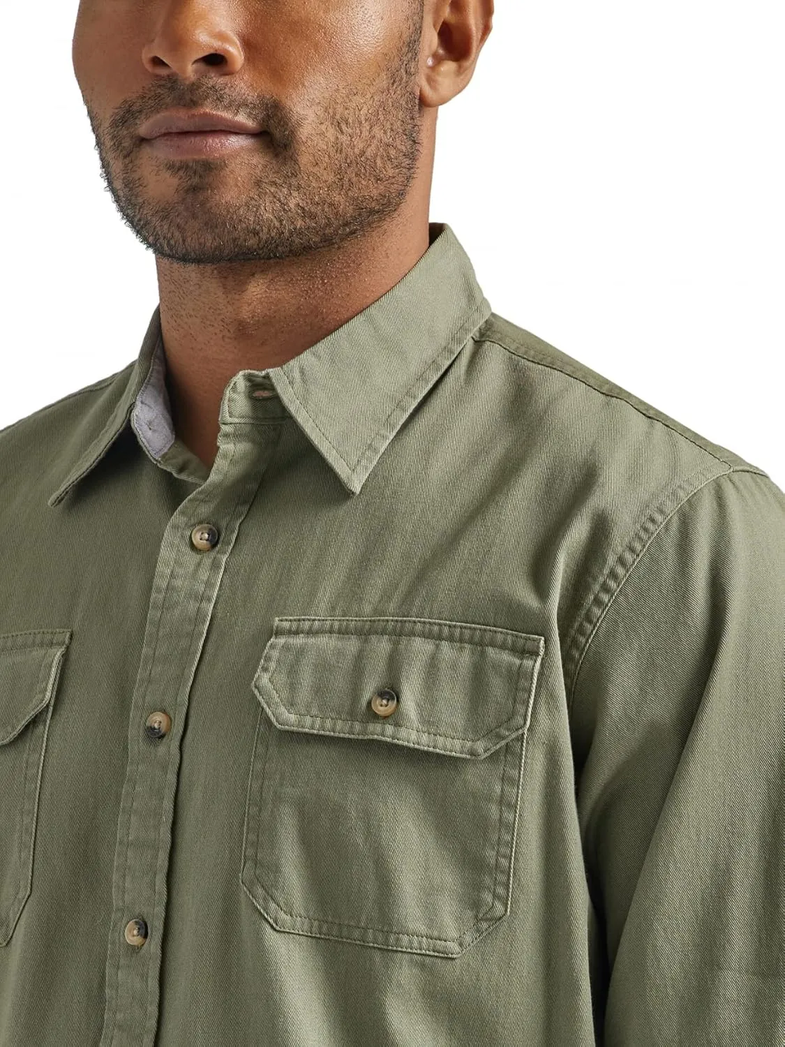 Wrangler Authentics Men's Long Sleeve Classic Woven Shirt