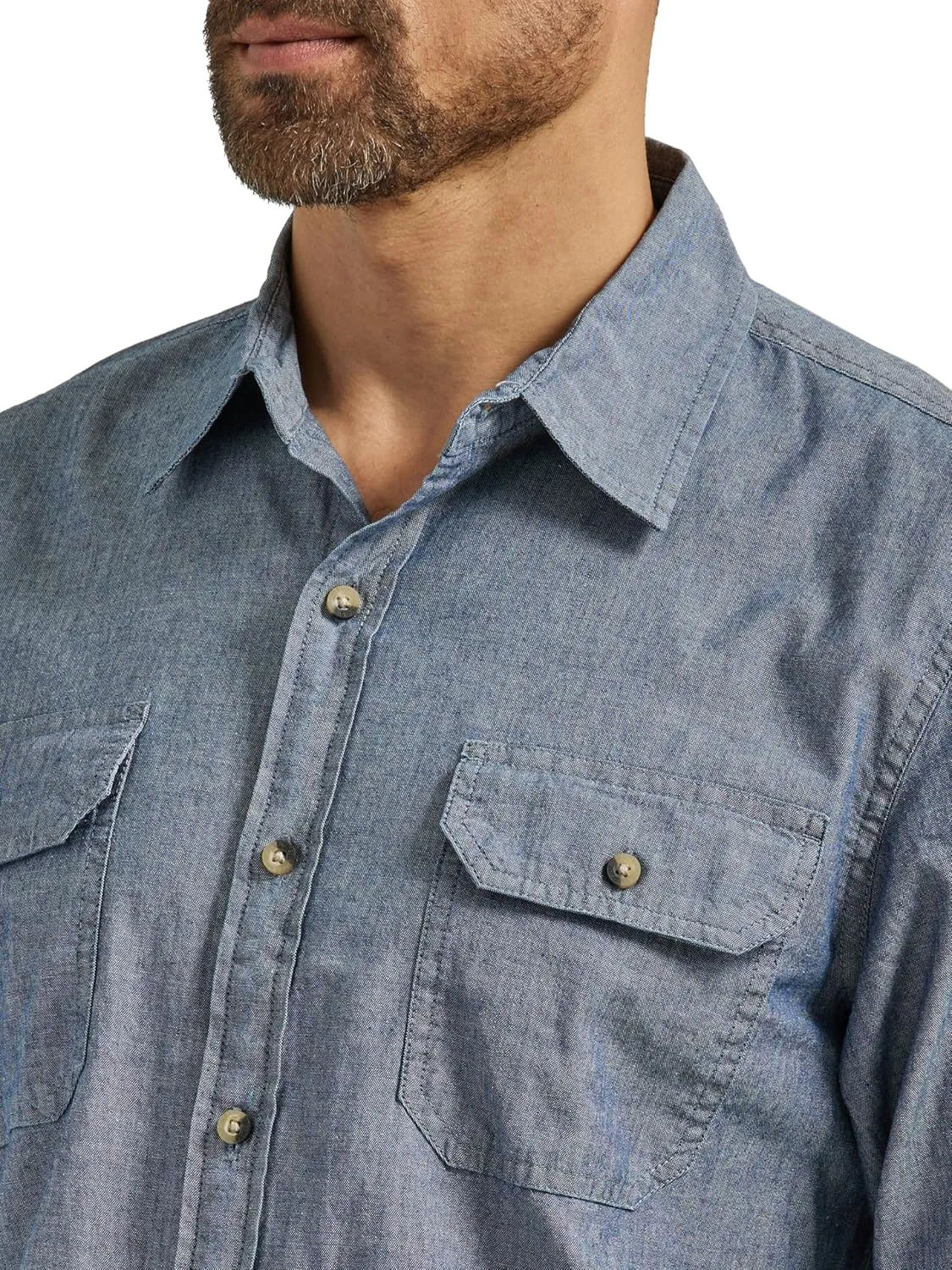 Wrangler Authentics Men's Long Sleeve Classic Woven Shirt