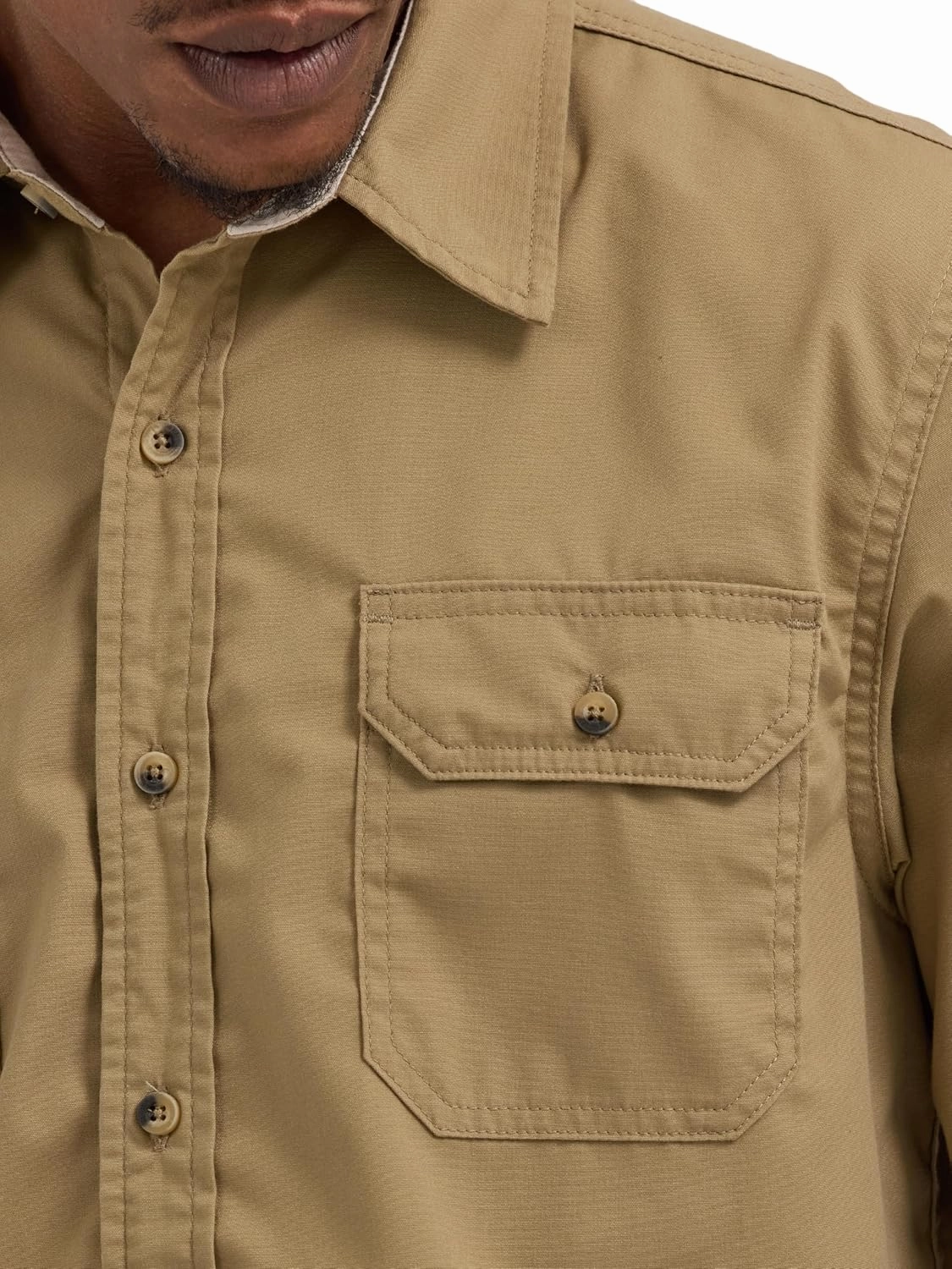 Wrangler Authentics Men's Long Sleeve Classic Woven Shirt