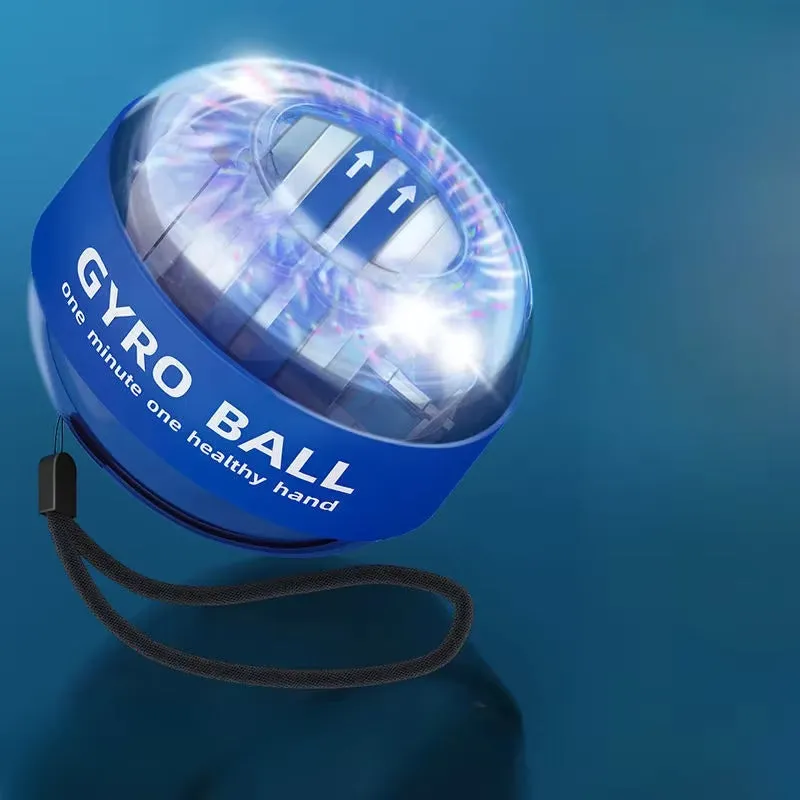 Wrist Power Ball LED Auto-Start Grip Gyro Ball Gyroscope Trainer Hand Muscle Relax Arm Fitness Home Exercise Sport Equipment