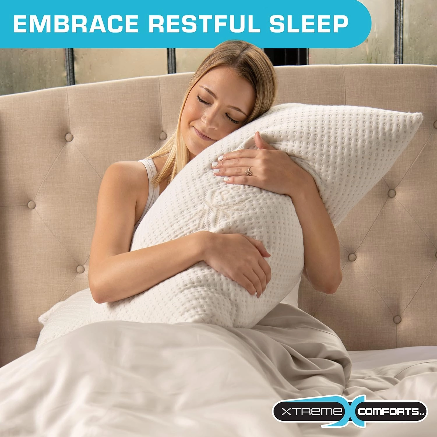 Xtreme Comforts 2-Pack Pillows for Sleeping Made in The USA - GreenGuard Gold Certified Adjustable Standard Memory Foam Pillow for Side, Back & Stomach Sleepers w/Removable Cooling Zipper Cover