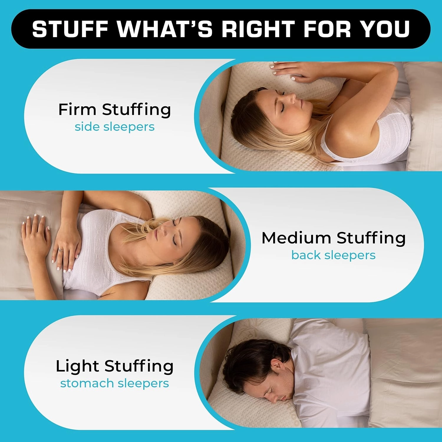 Xtreme Comforts 2-Pack Pillows for Sleeping Made in The USA - GreenGuard Gold Certified Adjustable Standard Memory Foam Pillow for Side, Back & Stomach Sleepers w/Removable Cooling Zipper Cover