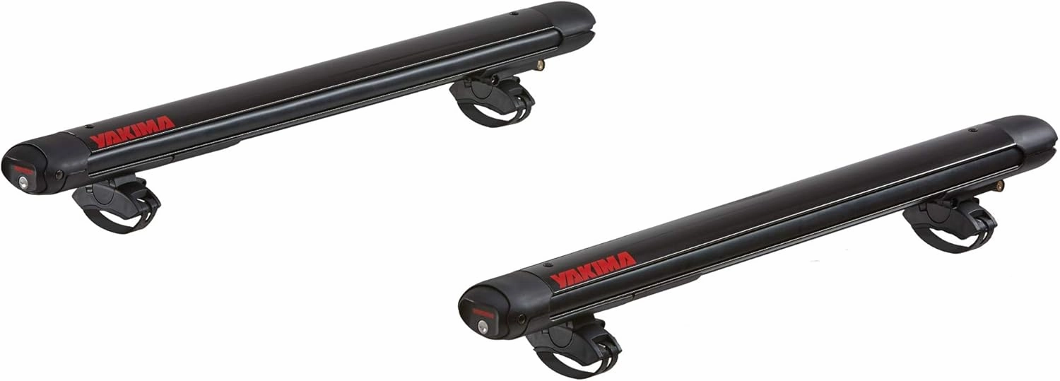 Yakima Ski/Snowboard Universal Car Roof Rack for 6 Ski Pairs/4 Boards, FatCat EVO 6, Black