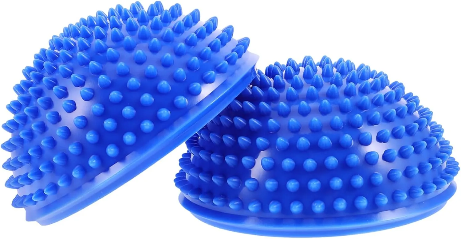 Yardwe Half Spike Yoga Exercise Domes for Adults Stability Trainer for Home Workouts and Sensory Integration