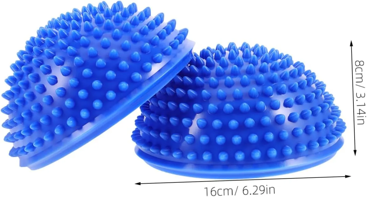 Yardwe Half Spike Yoga Exercise Domes for Adults Stability Trainer for Home Workouts and Sensory Integration