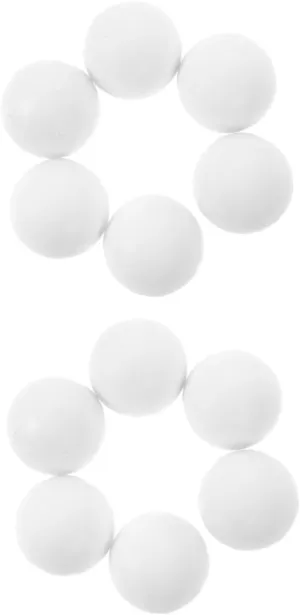 Yardwe Table Soccer Balls Replacement Mini Footballs for Foosball Table Compact Indoor Game Accessories for