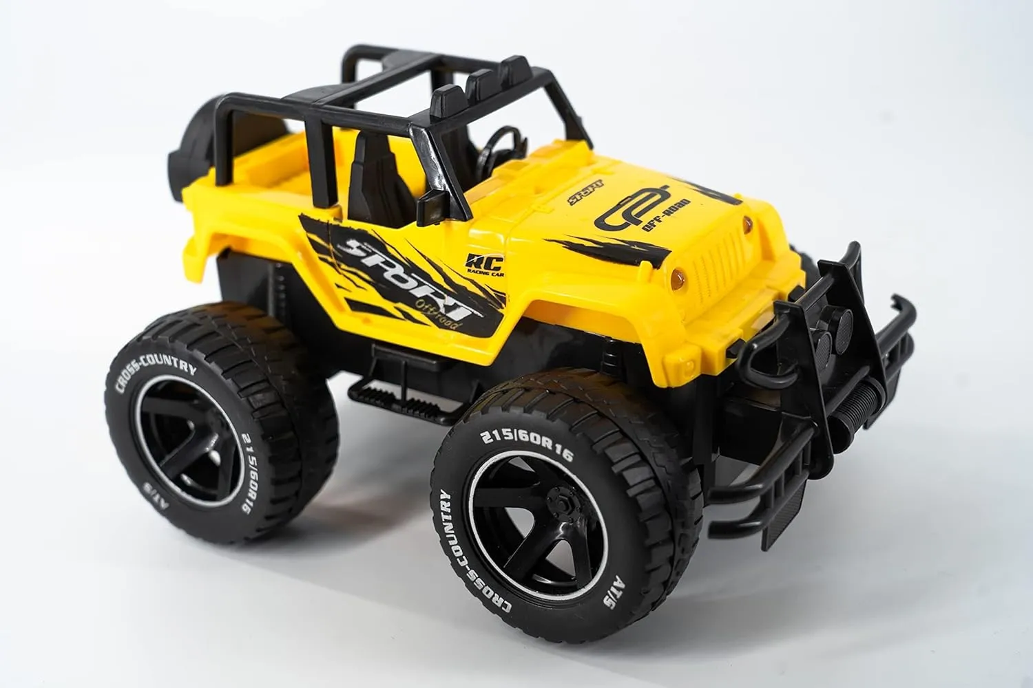 Yellow RC Truck - 1:18 Scale RV Truck with Headlights, Electric Toy for Kids