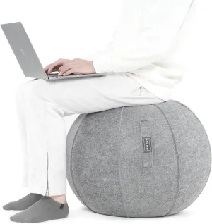 Yoga Ball Exercise Ball, Anti Slip Stability Ball Chair, 25” Heavy Duty Large Gym Ball for Fitness, Balance and Core Workout with Cover, Easy Clean