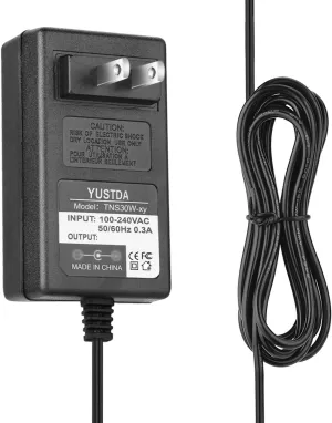 Yustda AC/DC Adapter Replacement for Nextbase NB7-CAR, NB7T-CAR,NB7D-CAR DVD Player Power Supply Cord Cable Charger