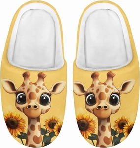 Yzaoxia Fluffy House Slippers for Kids Girls Boys Slippers for Home