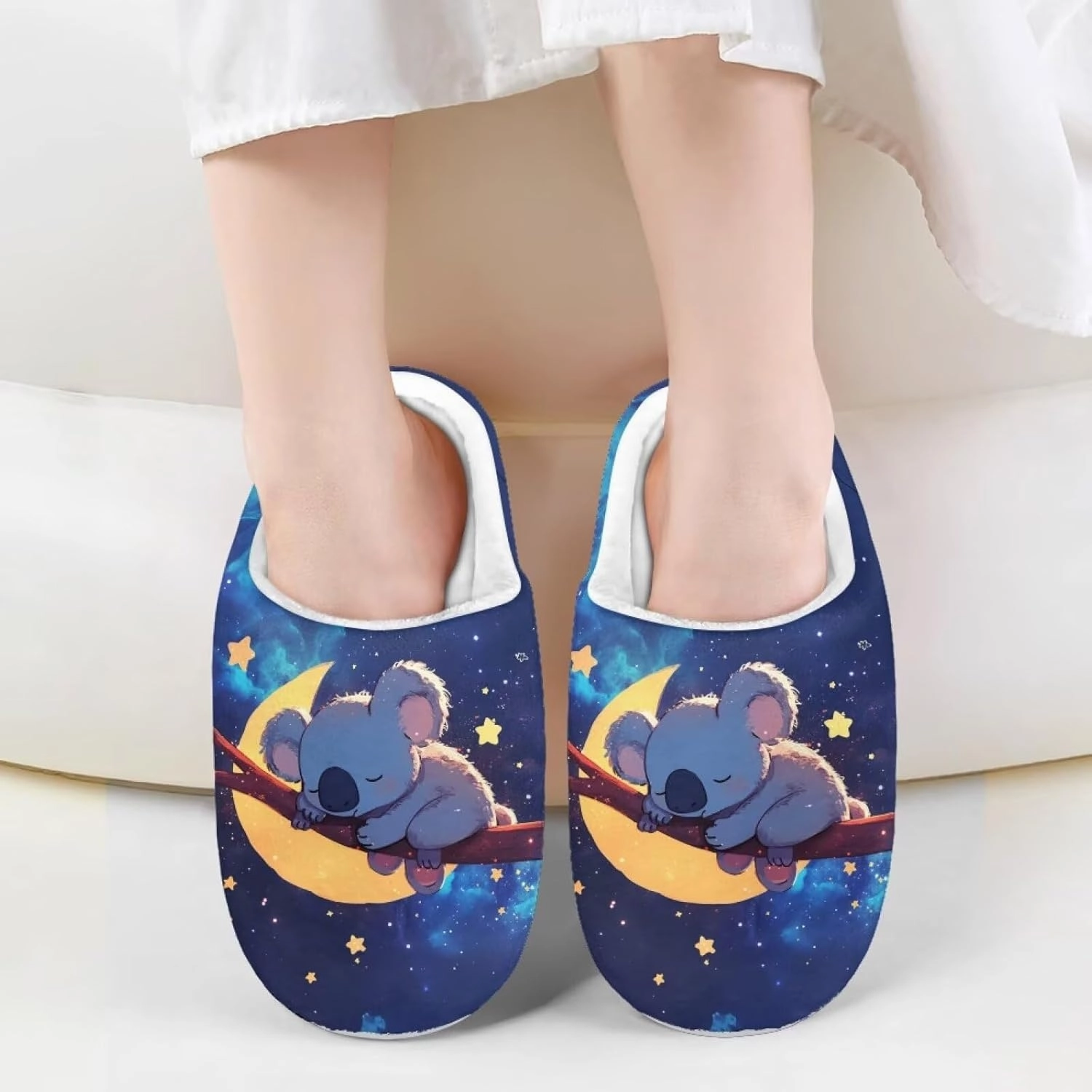 Yzaoxia Plush Slippers for Kids House Slippers for Bedroom