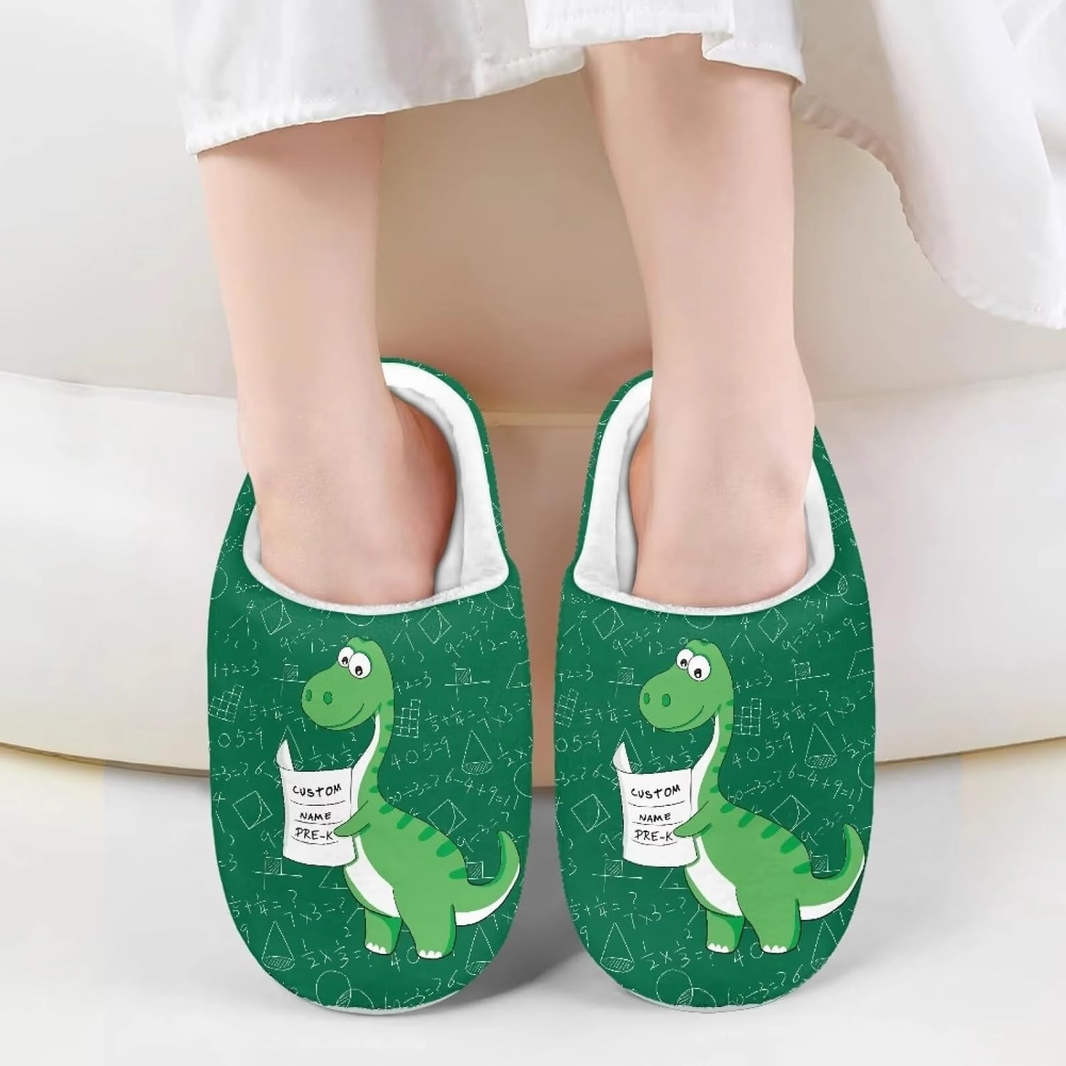 Yzaoxia Plush Slippers for Kids House Slippers for Bedroom
