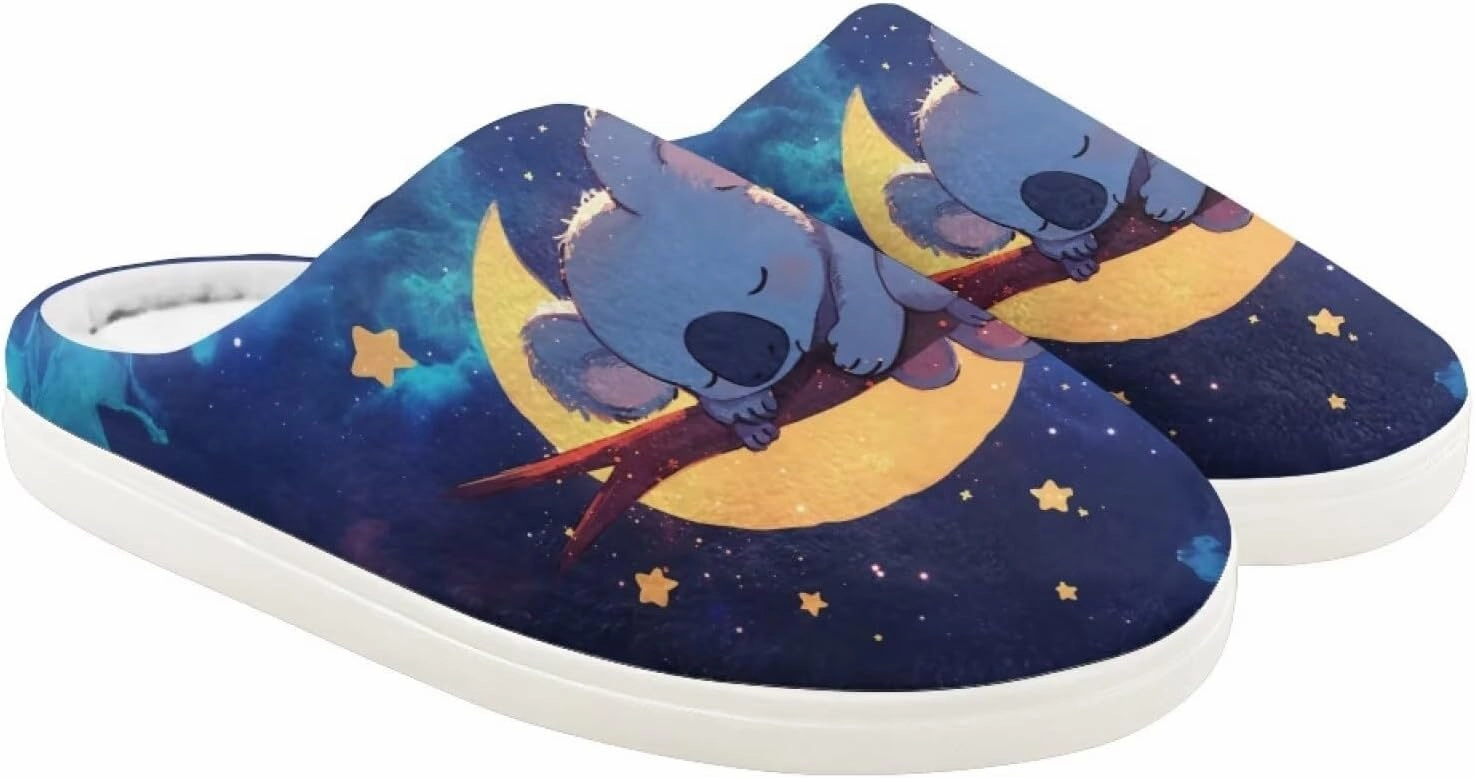 Yzaoxia Plush Slippers for Kids House Slippers for Bedroom