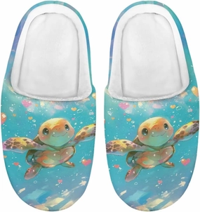 Yzaoxia Plush Slippers for Kids House Slippers for Bedroom