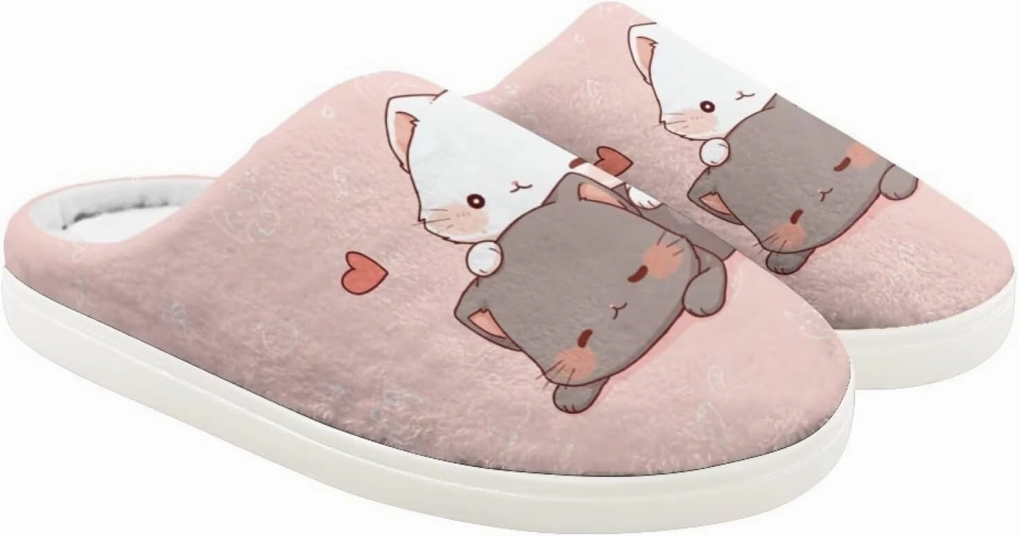 Yzaoxia Plush Slippers for Kids House Slippers for Bedroom