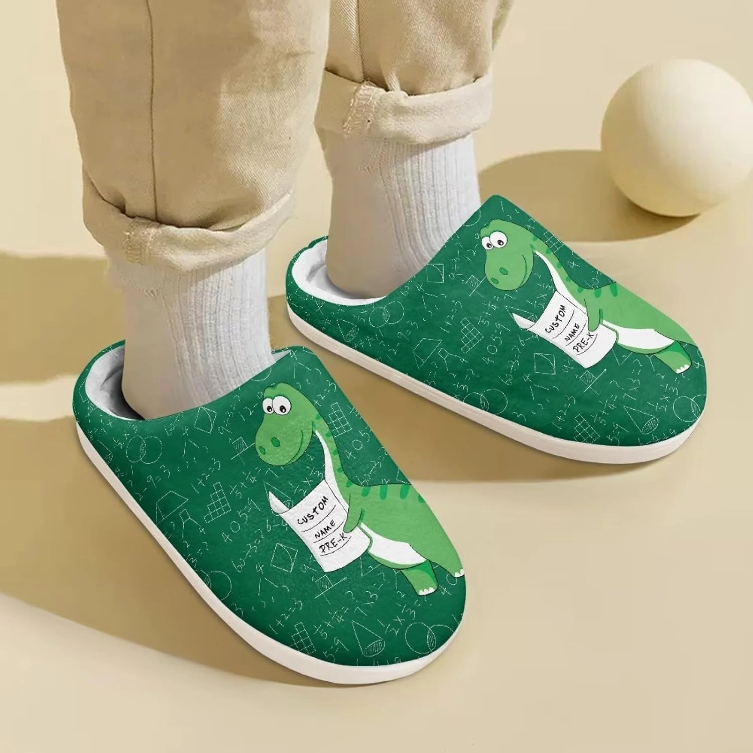 Yzaoxia Plush Slippers for Kids House Slippers for Bedroom