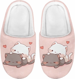 Yzaoxia Plush Slippers for Kids House Slippers for Bedroom