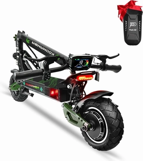 ZU06 1200W Electric Scooter with Seat Up to 35 MPH, 52V/20Ah Battery 50 Miles Long Range, NFC Smart Unlock & Dual Disc Brakes, 10" Off Road Tires Fast Folding E Scooter for Adults with Seat
